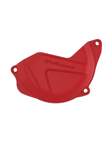 Honda CRF450R - Clutch Cover Protection Red - 2010-16 Models Polisport 8446900002