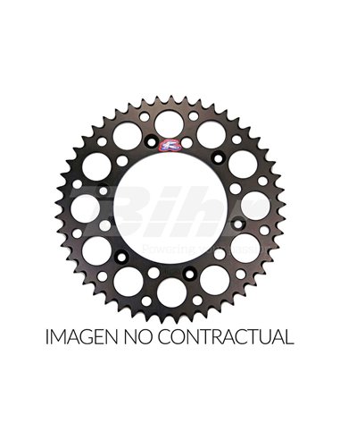 Renthal ultralight Rear sprocket 52 teeth black 154U-520-52GRBK