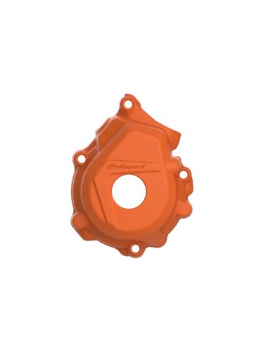 KTM 125/150SX,250/350SX-F,XC-F - Ignition Cover Protector Orange - 2016-20 Models Polisport 8461400002