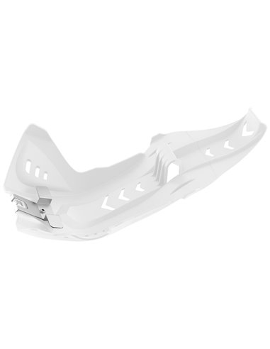 KTM 250 SX-F,350 SX-F - Fortress Skid Plate with Linkage Guard White - 2016-18 Models Polisport 8469100003