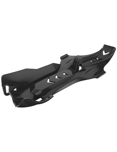 KTM 250 SX - Fortress Skid Plate with Linkage Guard Black - 2006-16 Models Polisport 8469000001