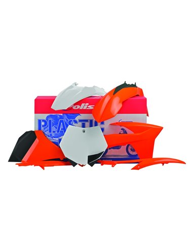 KTM SX/XC/XC-F - MX Kit Plastique Couleur OEM - Modèle 2011 Polisport 90510