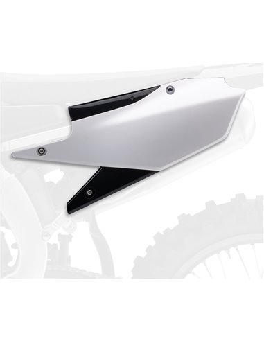 Side covers YZ85 15-18 WH / BK Polisport 8607700001