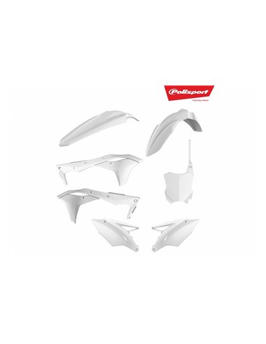 Kit de Plásticos KXF 250 17-20 WHITE Polisport 90714