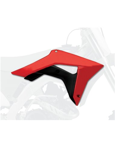 Honda CRF250R - Radiator Scoops Red and Black - 2018-20 Models Polisport 8414800001