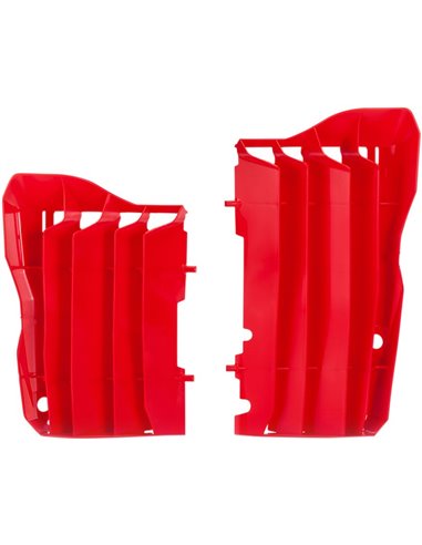 Honda CRF450R,CRF450RX - Radiator Louvers Red - 2017-20 Models Polisport 8462900002