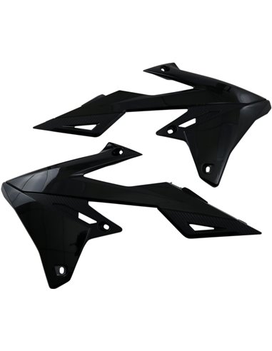 Suzuki RMZ250 - Radiator Scoops Black - 2019-20 Models Polisport 8421100003