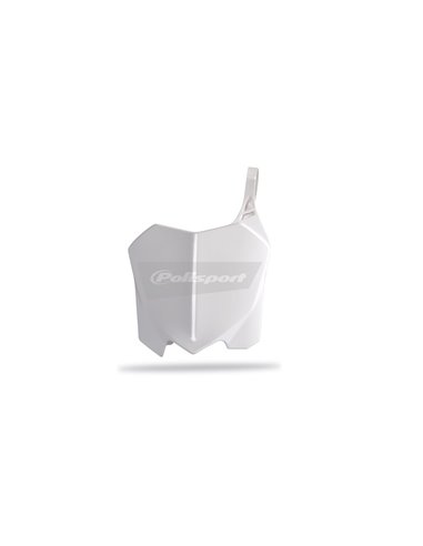 Tapa frontal portanúmeros CR02-07 RESTYLE WHITE Polisport 8666300001