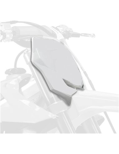 Suzuki RMZ250 - Front Number Plate White - 2019-20 Models Polisport 8666100002