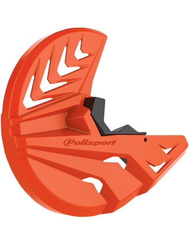 KTM SX,SX-F,XC,XC-F - Protector Disco Delantero y Pie de Horquilla Naranja - Modelos 2007-14 Polisport 8151500003