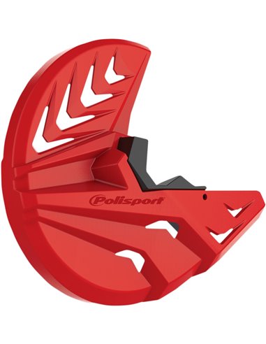 Gas Gas EC 250,EC 300,EC 350 - Disc and Bottom Fork Protector Red - 2009-20 Models Polisport 8155600003