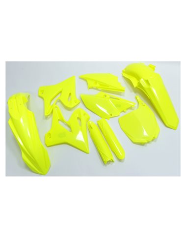 Yamaha YZ125, YZ250 Restyling - Joc Plàstics Groc Fluo - Models 2002-20 Polisport 90748