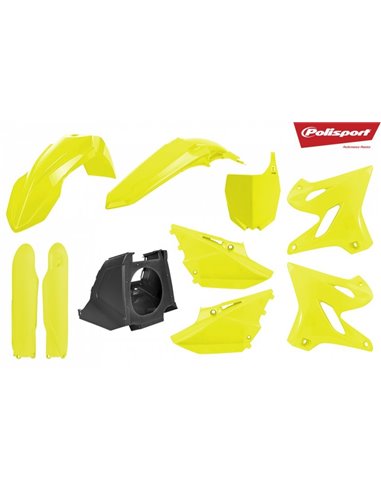 Yamaha YZ 125, YZ 250 - Joc Plàstics Restyling Groc Fluo - Models 2002-20 Polisport 90745