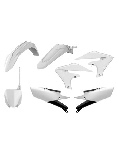 Yamaha YZ250F - MX Kit Plastique Blanc - Modèles 2019-20 Polisport 90767