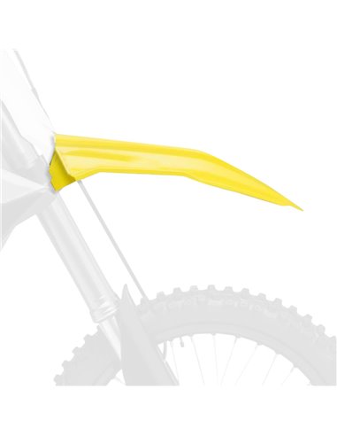 RMZ250 - Front Fender Yellow - 2019-20 Models Polisport 8554400001