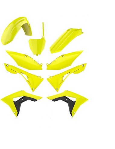 Honda CRF 250R, CRF 450R - Kit de Plàstica Groc Fluo - Models 2019-20 Polisport 90819