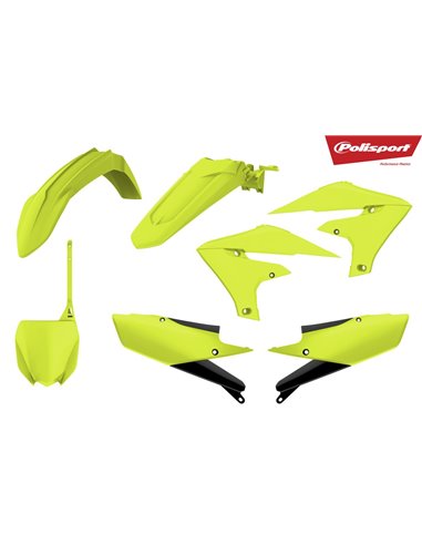 Yamaha YZ250F - Joc Plàstics Groc Fluo - Models 2019-20 Polisport 90782