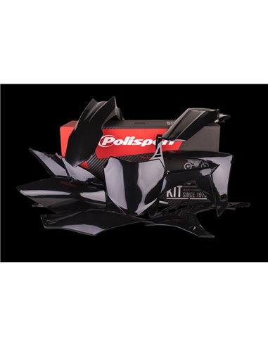 Honda CRF250R - MX Kit Plastique Noir - Modèles 2014-17 Polisport 90562