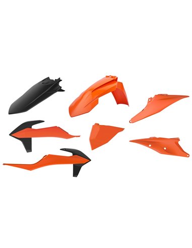 KTM EXC/EXC-F XC-W/XCF-W - Enduro Plastic Kit OEM Color - 2020 Models Polisport 90909