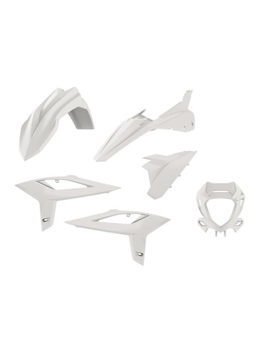 Beta RR 2T/4T - Enduro Plastic Kit White - 2020 Models Polisport 90929