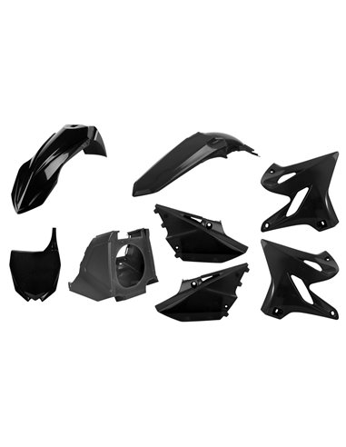 Yamaha YZ125, YZ250 - Kit Plàstica Restyling Negre Estil YZ450F - Models 2002-20 Polisport 90901