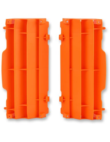 Orange Radiator Grilles for KTM - 2007-15 Polisport Models 8455300002