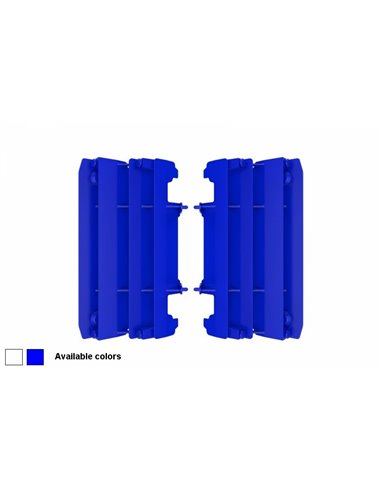 Yamaha YZ125,YZ250 - Radiator Louvers Blue - 2005-20 Models Polisport 8985500001