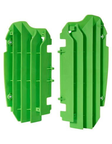 Kawasaki KX250F - Rejillas de Radiador Verde - Modelos 2013-16 Polisport 8455900002