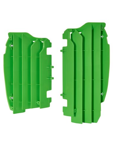 Kawasaki KX450F - Radiator Louvers Green - 2012-15 Models Polisport 8456000002