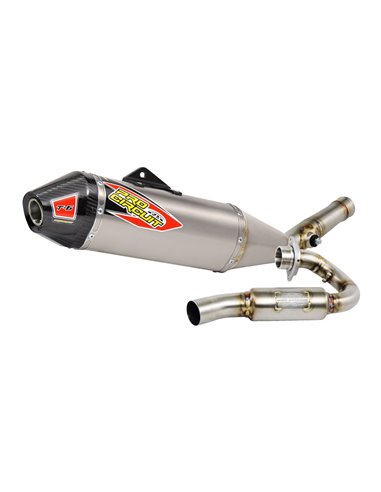 Système d'échappement T-6 Euro Inox avec bidons en titane et embout en carbone PRO CIRCUIT 0141545H