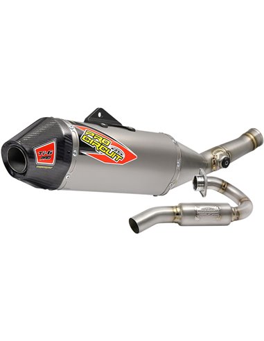 Exhaust System Ti-6 Pro Titanium With Carbon End Cap PRO CIRCUIT 0321745FP