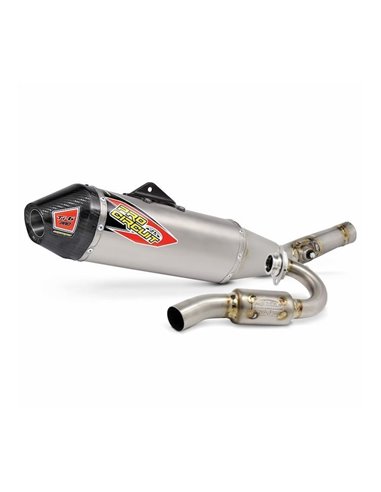 Système d'échappement T-6 Euro Inox avec bidons en titane et embout en carbone PRO CIRCUIT 0131645H