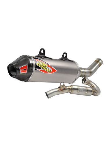 Système d'échappement T-6 Euro Inox avec bidons en titane et embout en carbone PRO CIRCUIT 0161745H