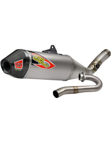 Exhaust System Ti-6 Pro Titanium With Carbon End Cap PRO CIRCUIT 0341845FP