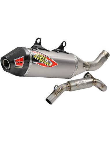 Exhaust System Ti-6 Titanium With Carbon End Cap PRO CIRCUIT 0351845F