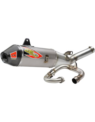 Système d'échappement T-6 Euro Inox avec bidons en titane et embout en carbone PRO CIRCUIT 0131925H