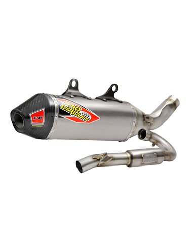 Système d'échappement T-6 Euro Inox avec bidons en titane et embout en carbone PRO CIRCUIT 0151935H