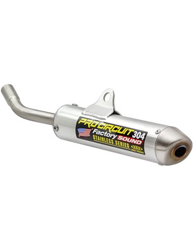 Silencioso Pro Circuit 304 Yamaha YZ85: aluminio, tapa de acero inox