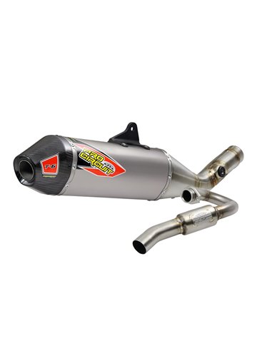 Exhaust System T-6 Euro Stainless With Titanium Canisters & Carbon End Cap PRO CIRCUIT 0141925H