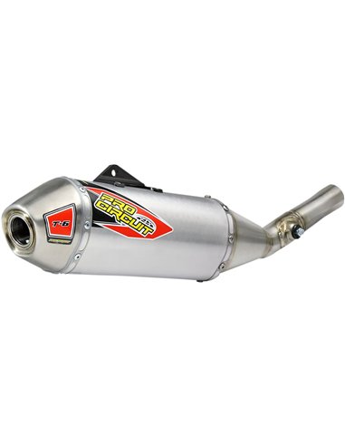 Slip-On Muffler/Silencer T-6 Stainless Steel Aluminium PRO CIRCUIT 0121645A