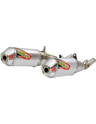 Slip-On Muffler/Silencer T-6 (Dual System) Stainless Steel Aluminium PRO CIRCUIT 0111825A2