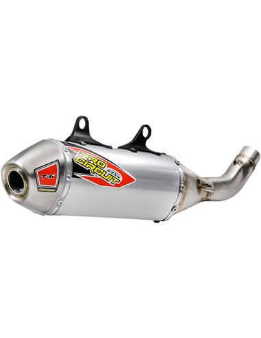 Slip-On Muffler/Silencer T-6 Stainless Steel Aluminium PRO CIRCUIT 0151845A