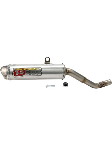 Slip-On Muffler/Silencer T-4 Stainless Aluminium PRO CIRCUIT 4H00400