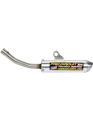 Pro Circuit 304 Silencer Honda CR125R: aluminum, stainless steel cover