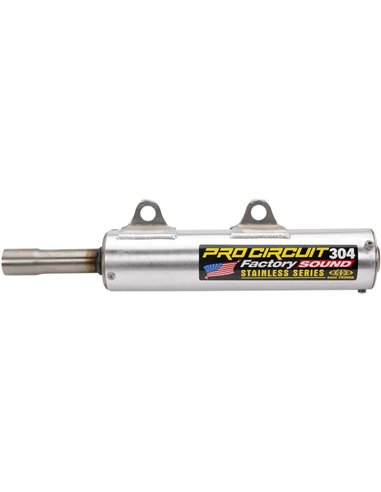 Pro Circuit 304 silencer Kawasaki KX250: Aluminum silencer, stainless steel cover