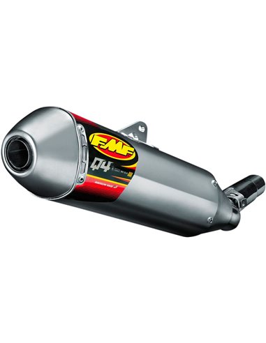 Q4 Hex Slip-On Muffler Aluminum Beta FMF 045522