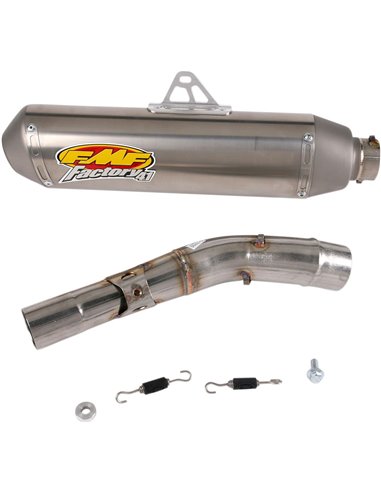 Factory 4.1 Slip-On Muffler Stainless Steel & Titanium Natural Honda FMF 041171