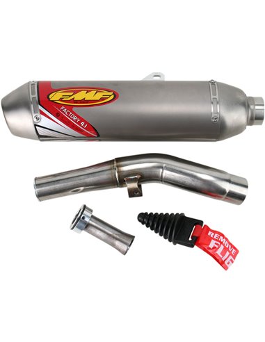 Factory 4.1 Slip-On Muffler Stainless Steel & Titanium Natural Kawasaki/Suzuki FMF 042061