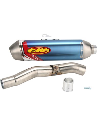 Factory 4.1 Slip-On Muffler Stainless Steel & Titanium Blue Anodized Yamaha FMF 044235