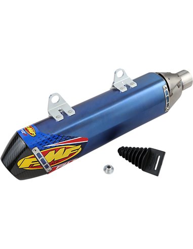 Silenciador de escape Factory 4.1 RCT Titanium & Carbon Blue Anodized Husqvarna FMF 045570